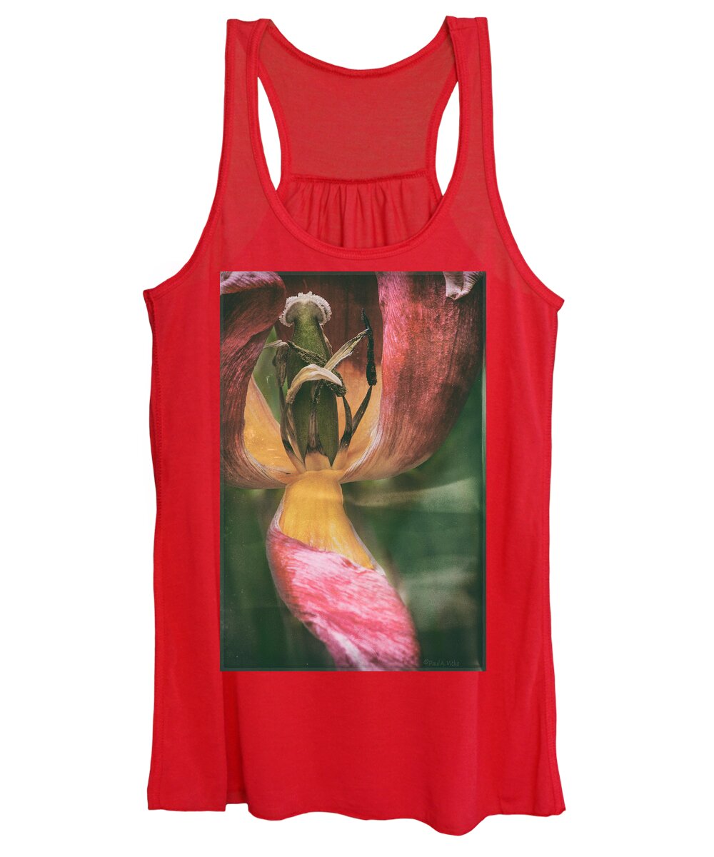 Flower Women's Tank Top featuring the digital art And You Are Who by Paul Vitko