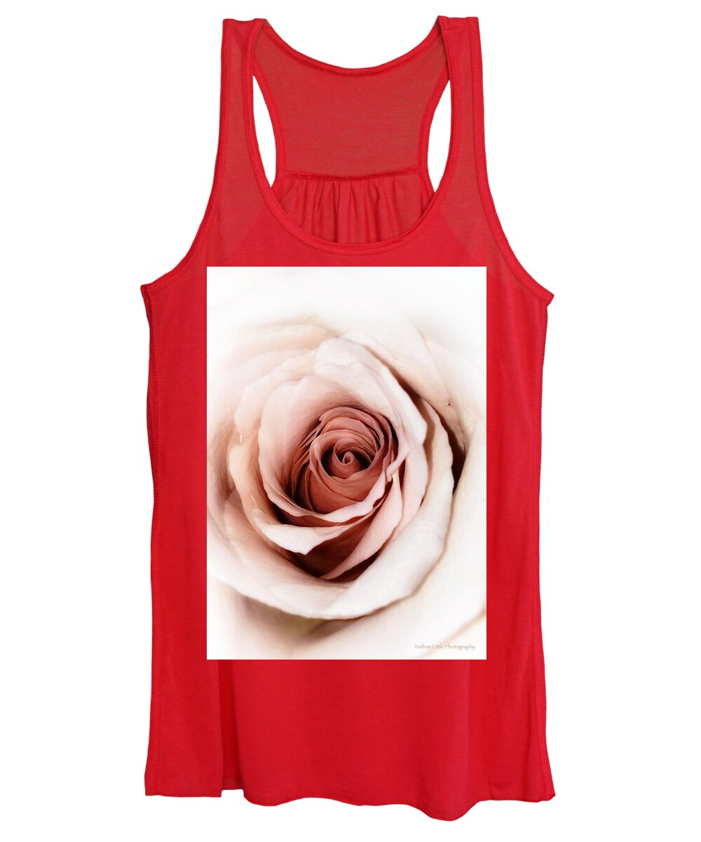 Vintage Women's Tank Top featuring the photograph Antique Rose by Nathan Little