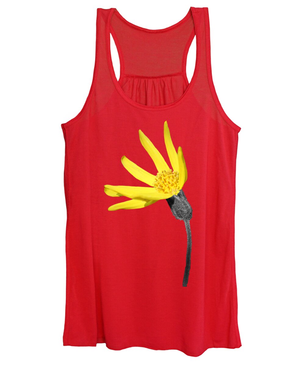 Wildflower Women's Tank Top featuring the photograph Yellow Wildflower by Shane Bechler