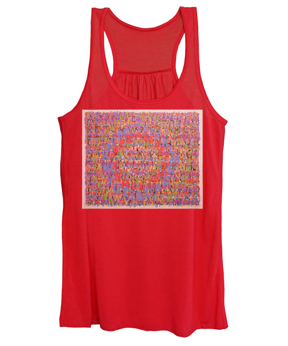 Abstract Women's Tank Top featuring the painting Bulls Eye by Stan Chraminski