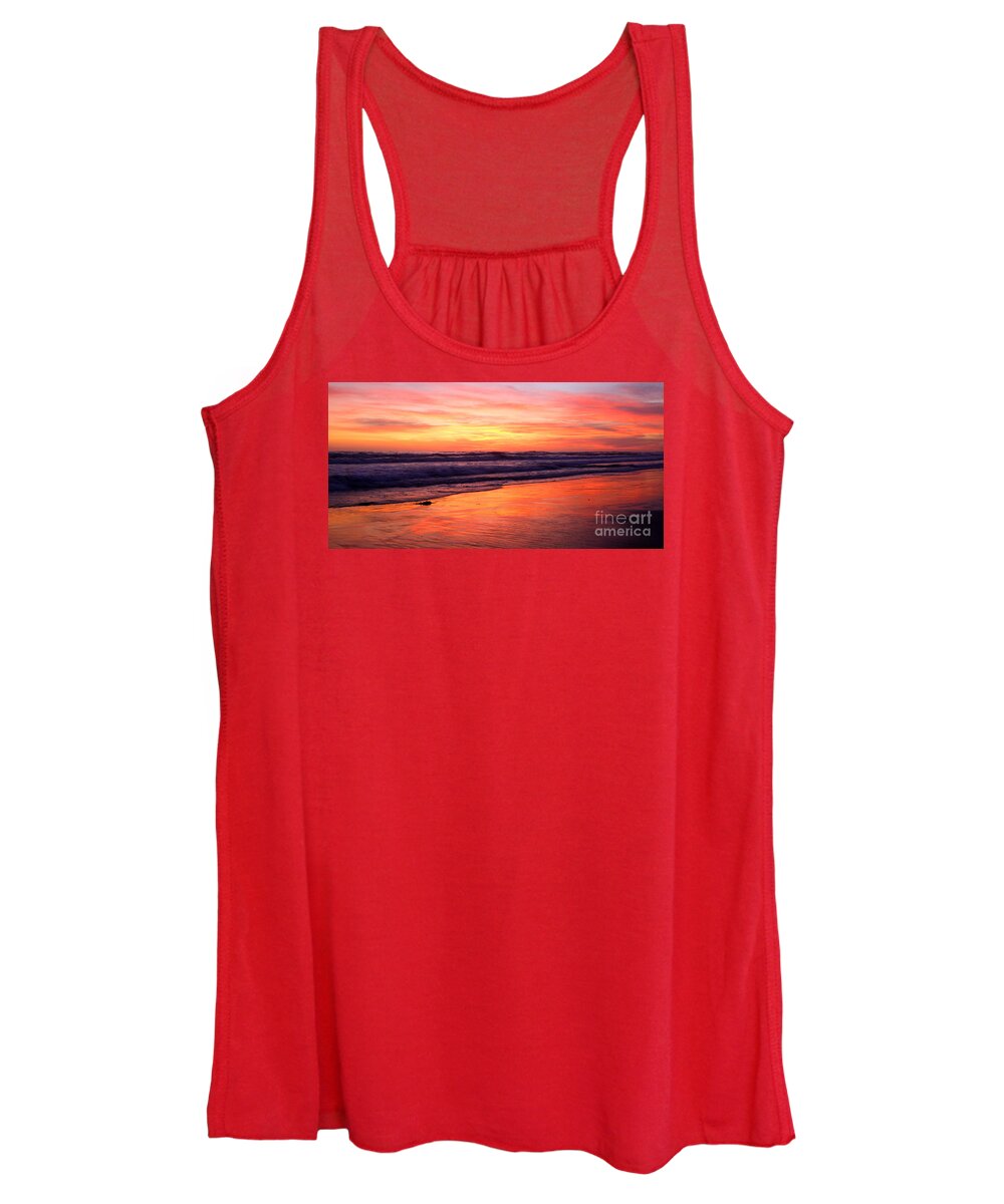 Landscapes Women's Tank Top featuring the photograph Longview Cardiff By The Sea by John F Tsumas