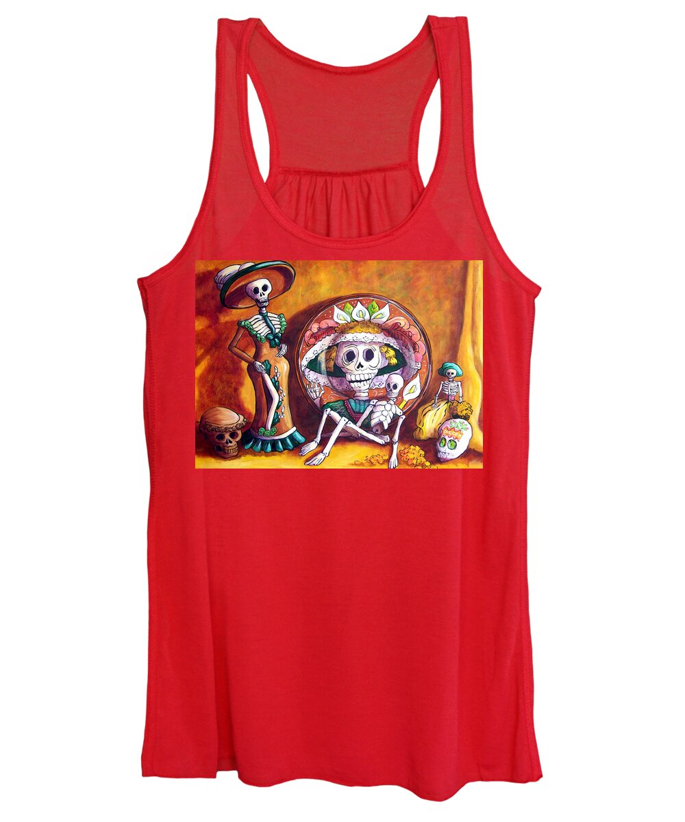 Still Life Women's Tank Top featuring the painting Catrina Still Life by Candy Mayer