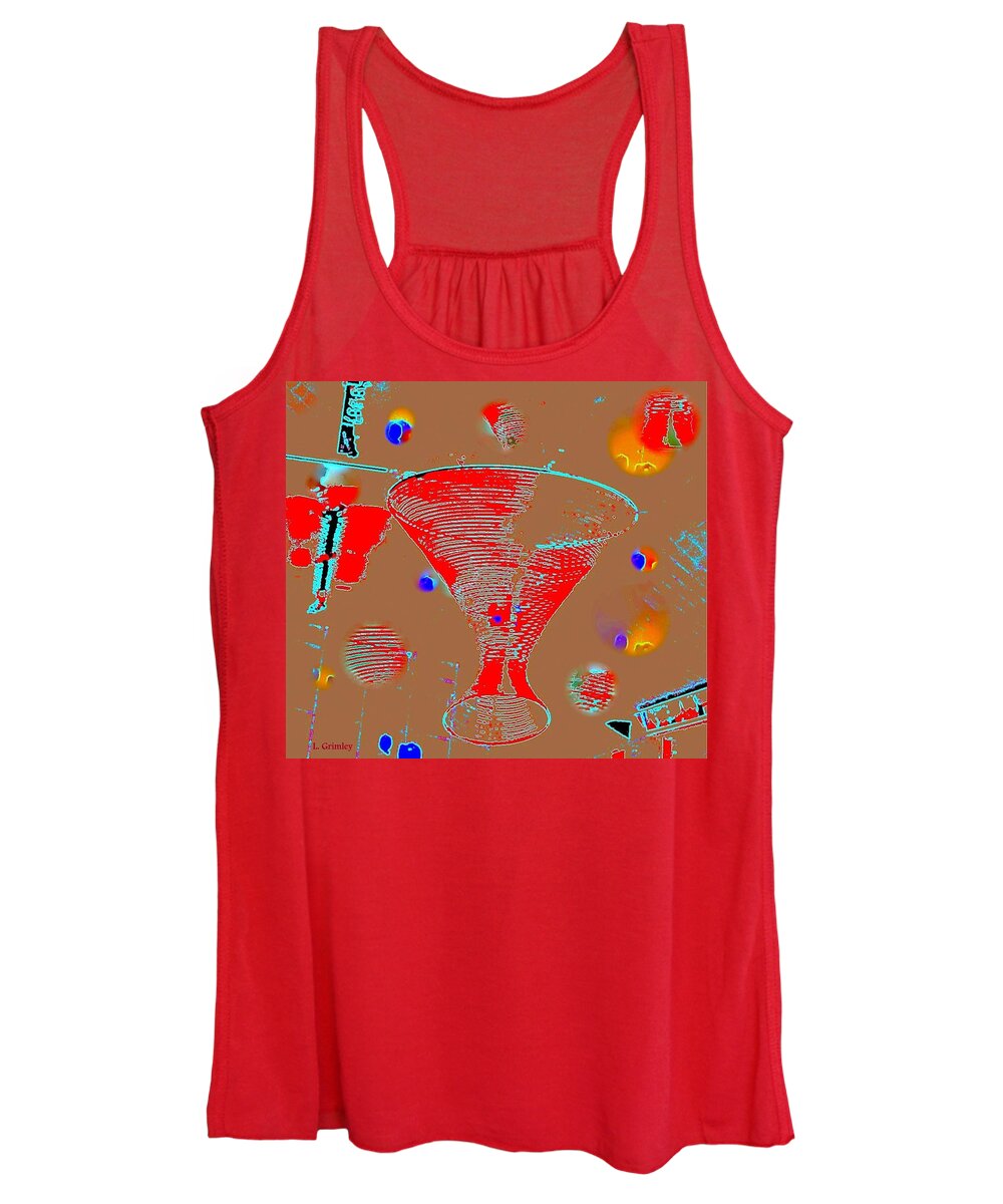 Concert Women's Tank Top featuring the digital art Concert Ceiling by Lessandra Grimley