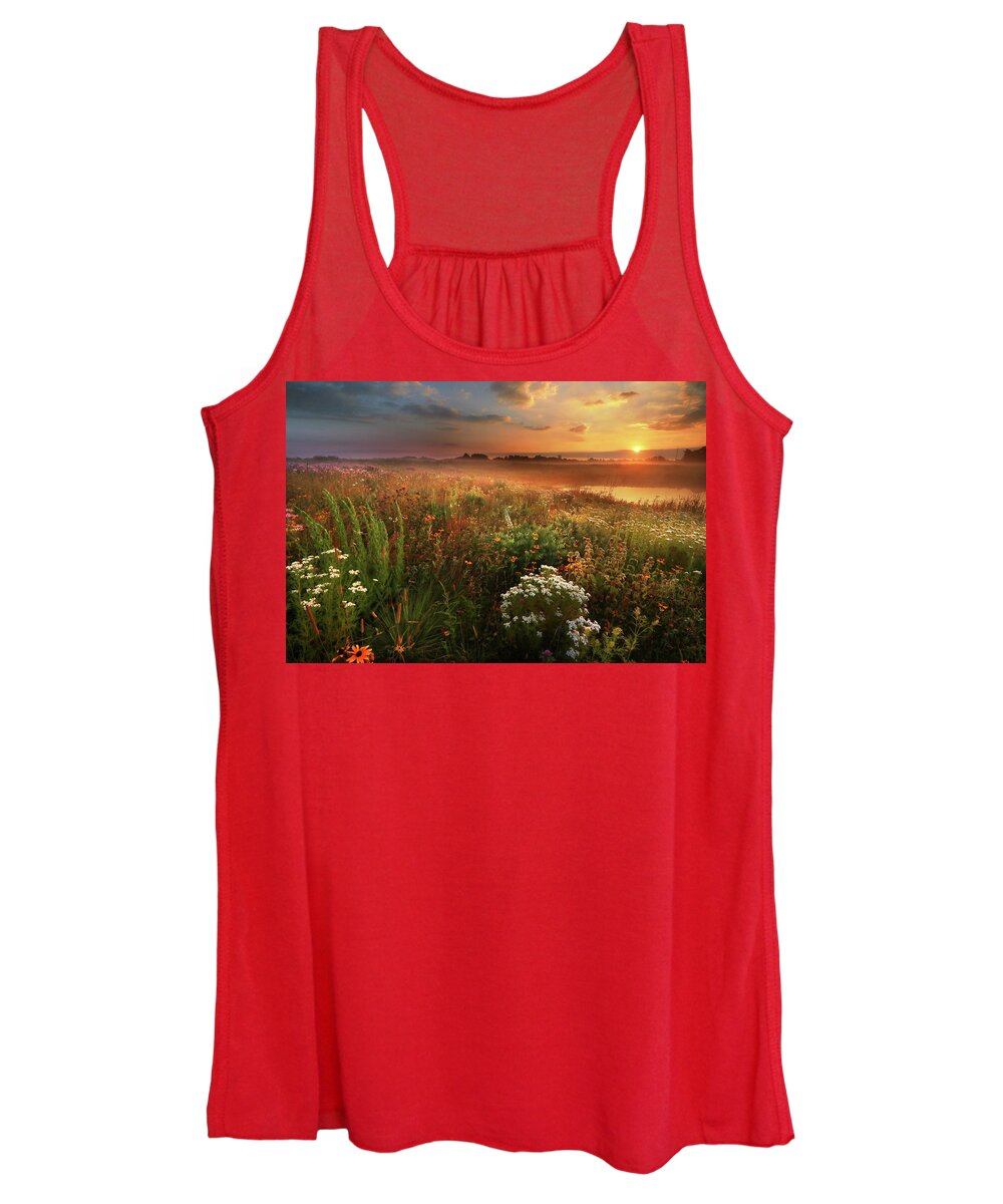 Sunset Women's Tank Top featuring the photograph Divine Palette by Rob Blair