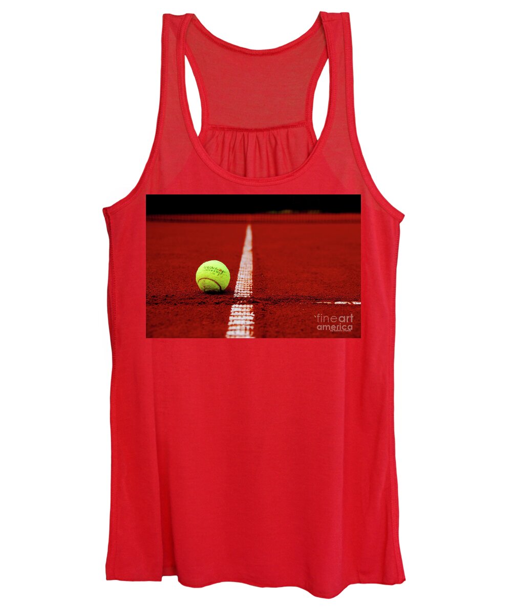 Tennis Women's Tank Top featuring the photograph Down And Out by Hannes Cmarits
