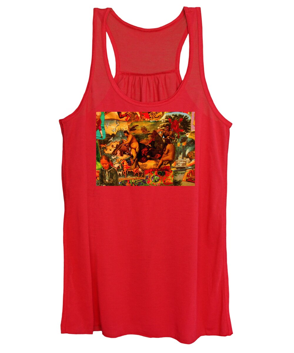  Women's Tank Top featuring the painting Down By The River by Steve Fields