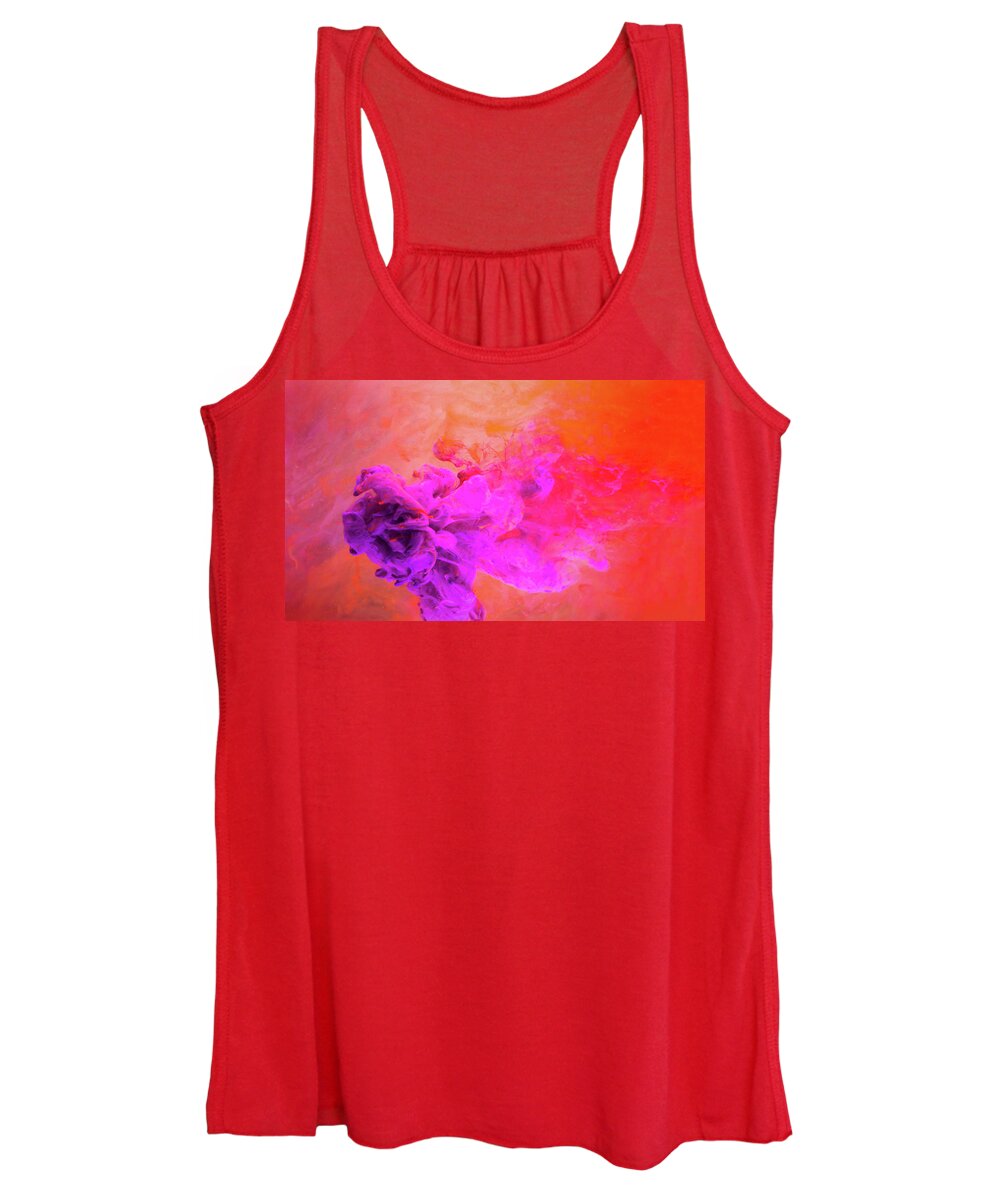 Abstract Women's Tank Top featuring the photograph Emotional Fusion - Abstract Art Photography by Modern Abstract