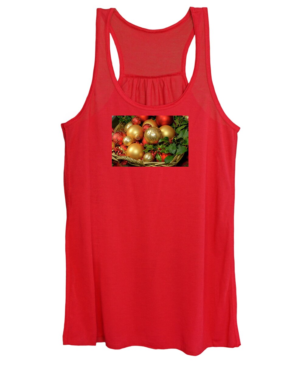 Jigsaw Puzzle Women's Tank Top featuring the photograph Festivities by Carole Gordon