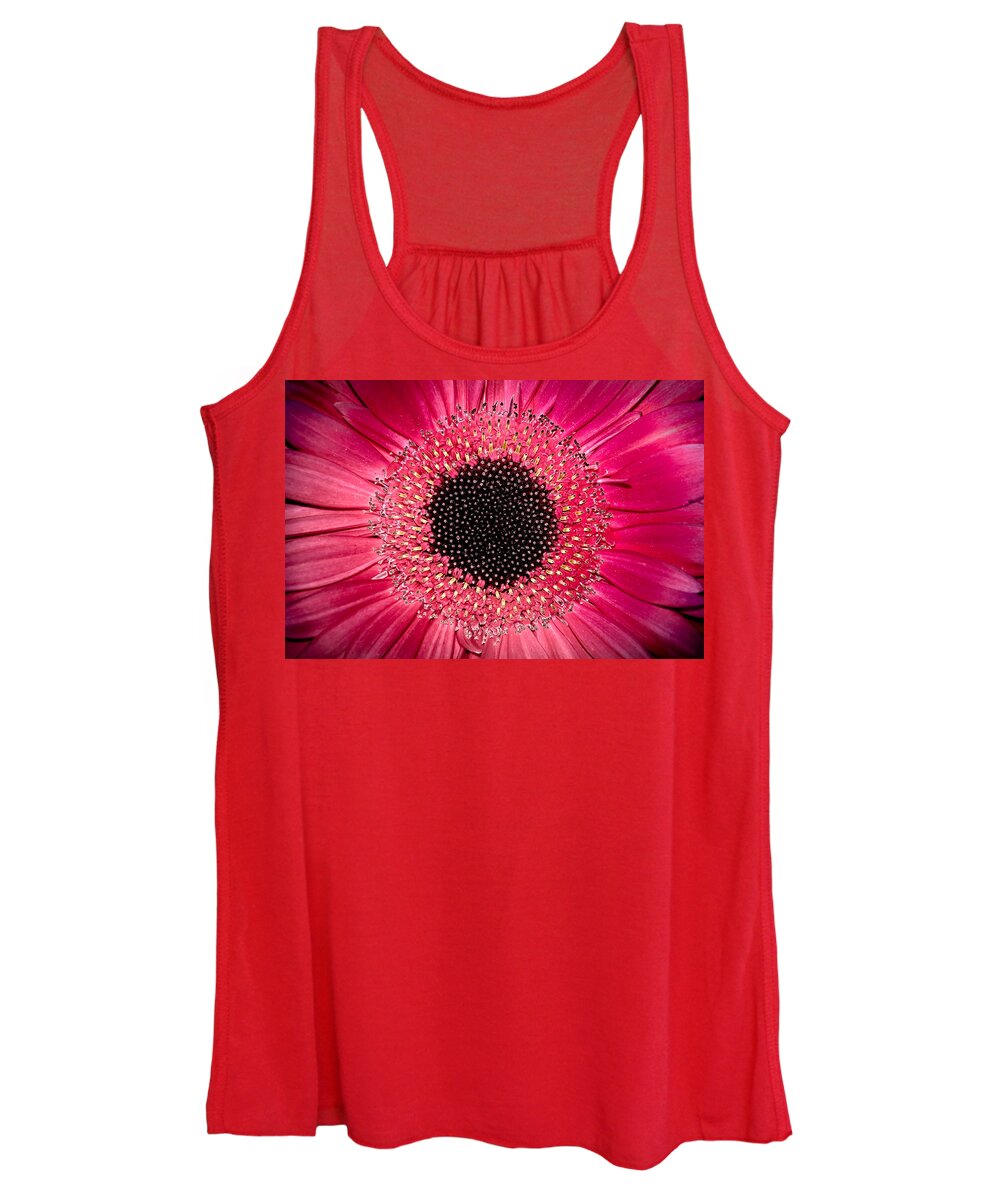 Flower Women's Tank Top featuring the photograph Gerbera by Andreas Freund
