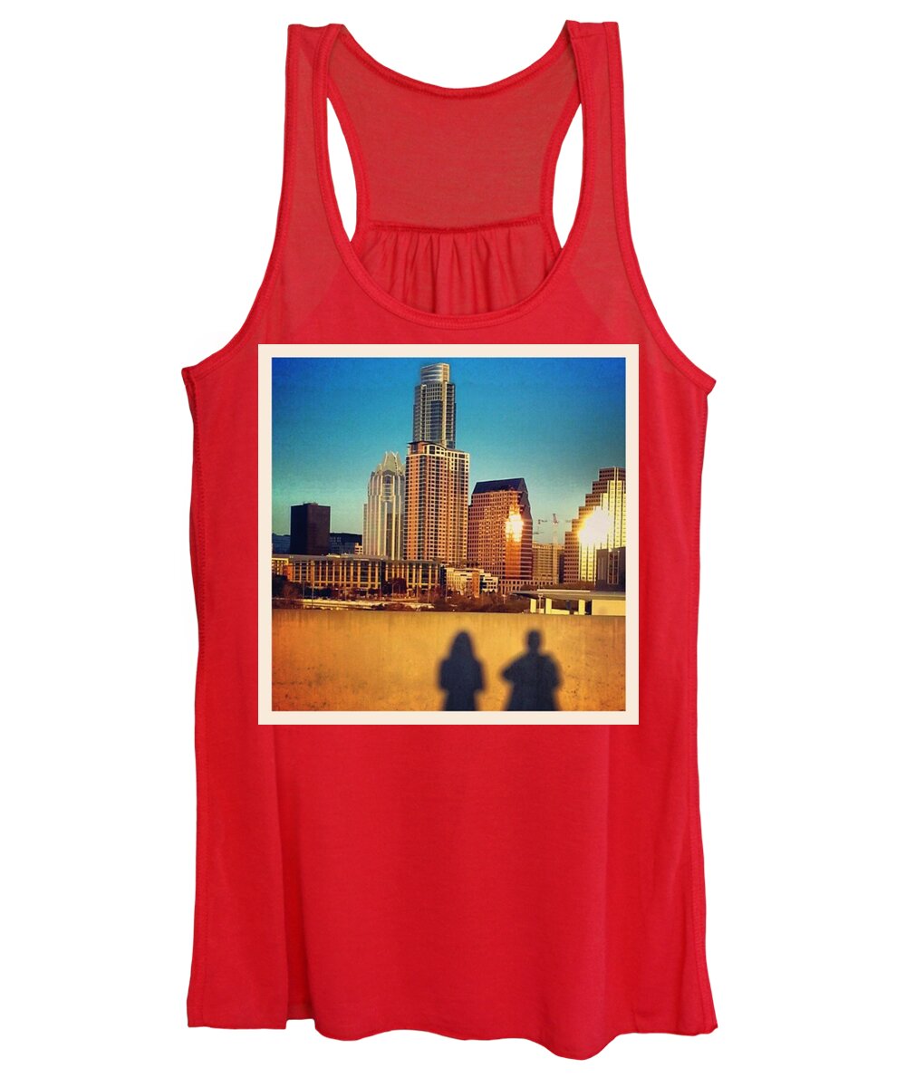 Shadows Women's Tank Top featuring the photograph Golden Light by Sean Wray