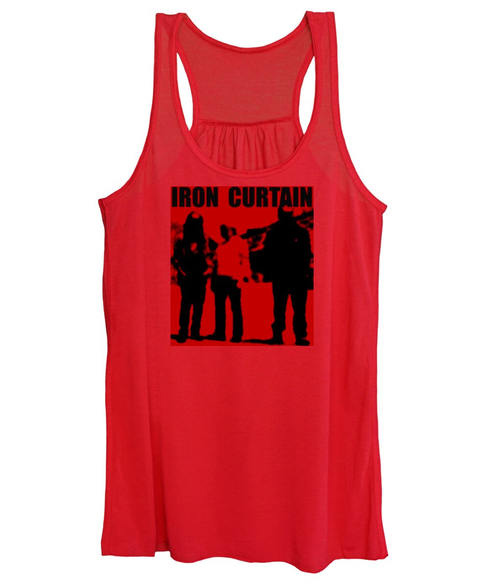  Women's Tank Top featuring the painting IC Tee Red by Steve Fields