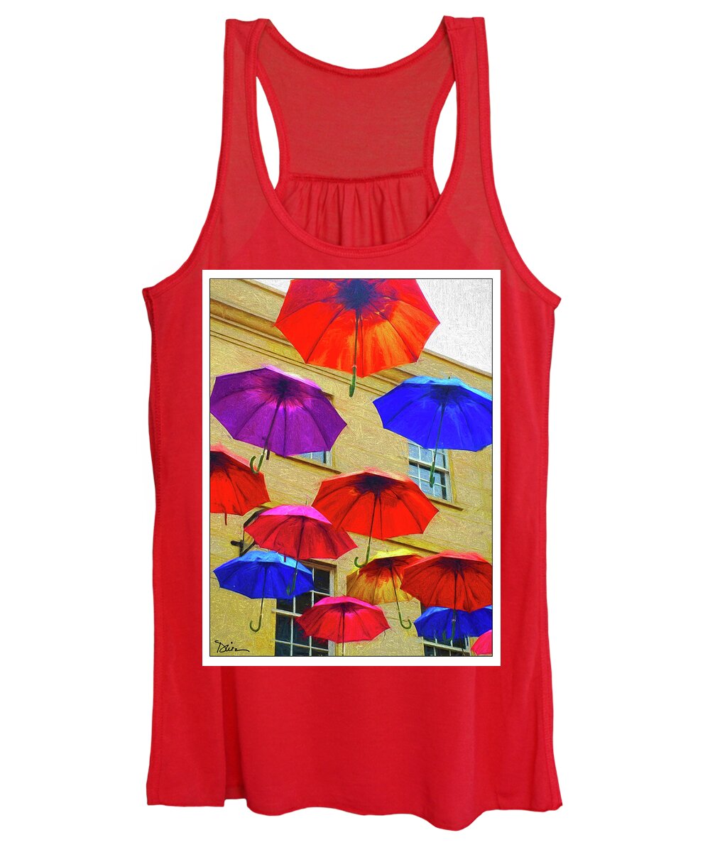 Bath Women's Tank Top featuring the photograph In Flight by Peggy Dietz