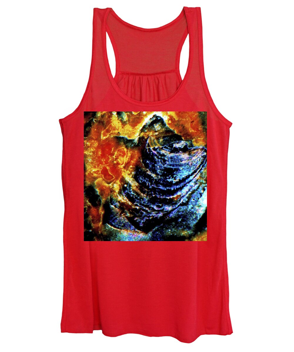 Sea Shell Women's Tank Top featuring the photograph Lady of the Shell by Gina O'Brien