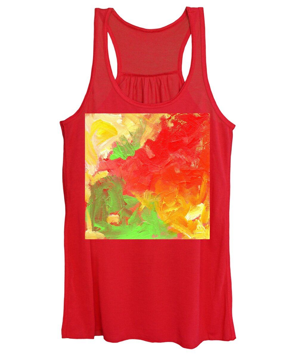 Acrylic Women's Tank Top featuring the painting Malibar 1 by Marcy Brennan