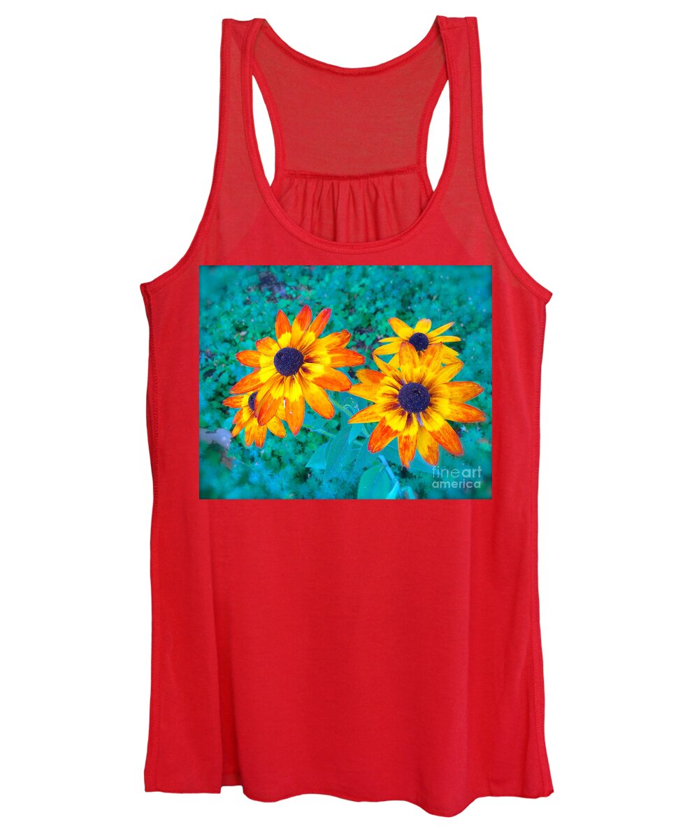 Flower Women's Tank Top featuring the photograph Moring greetings by Wonju Hulse