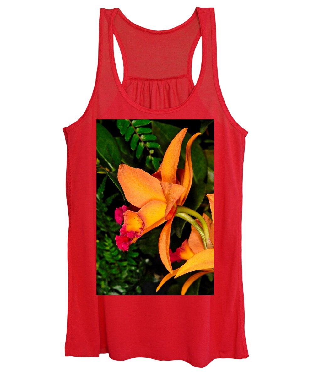 Orchid Women's Tank Top featuring the photograph Orchid 355 by Wesley Elsberry