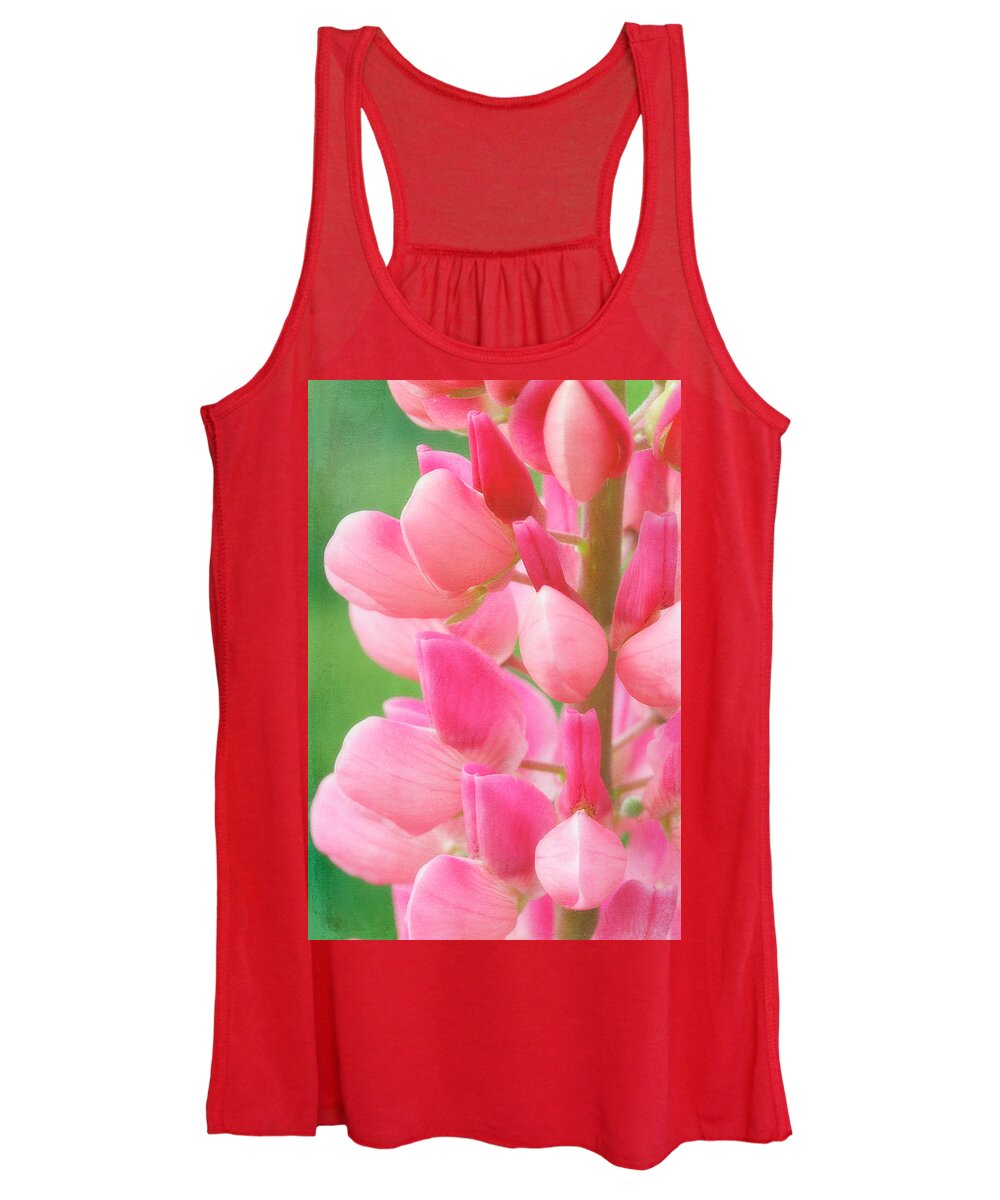 Cindi Ressler Women's Tank Top featuring the photograph Pink Lupine 974 by Cindi Ressler