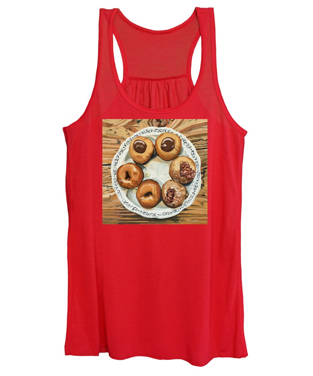 Donuts Women's Tank Top featuring the painting Pure Heaven by Nathan Rhoads