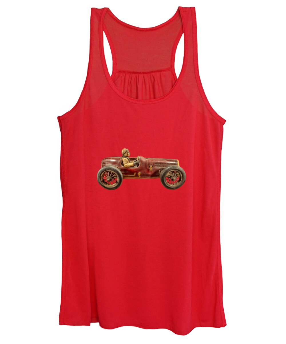 Antique Women's Tank Top featuring the photograph Red Racer Right by YoPedro