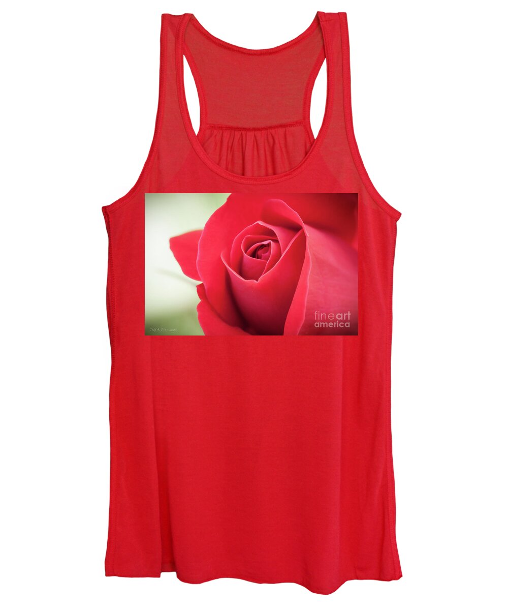Bloom Women's Tank Top featuring the photograph Roses Are Red by Todd Blanchard