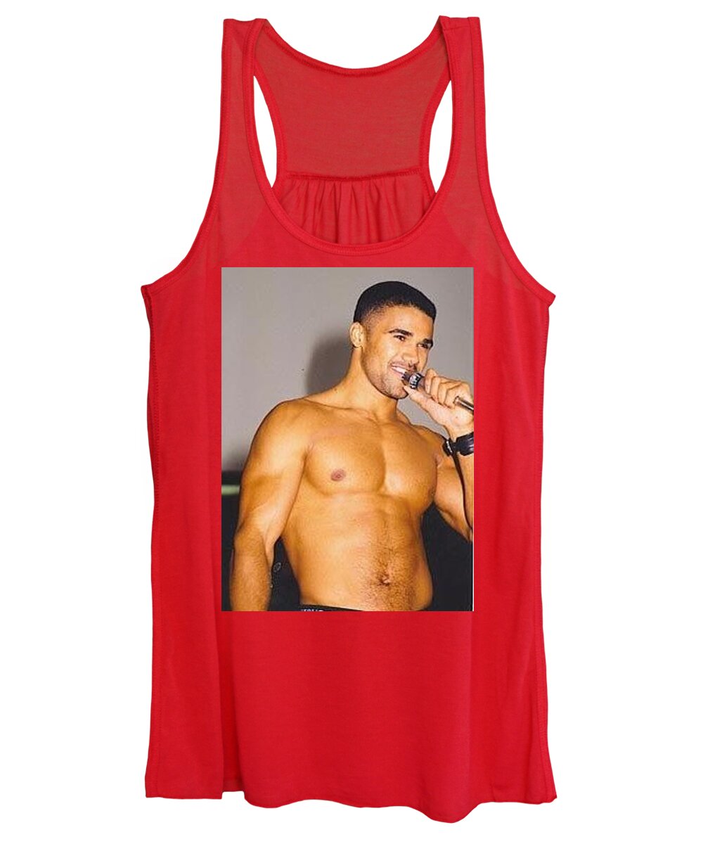 Shemar Moore Women's Tank Top featuring the photograph Shemar Moore by Ee Photography