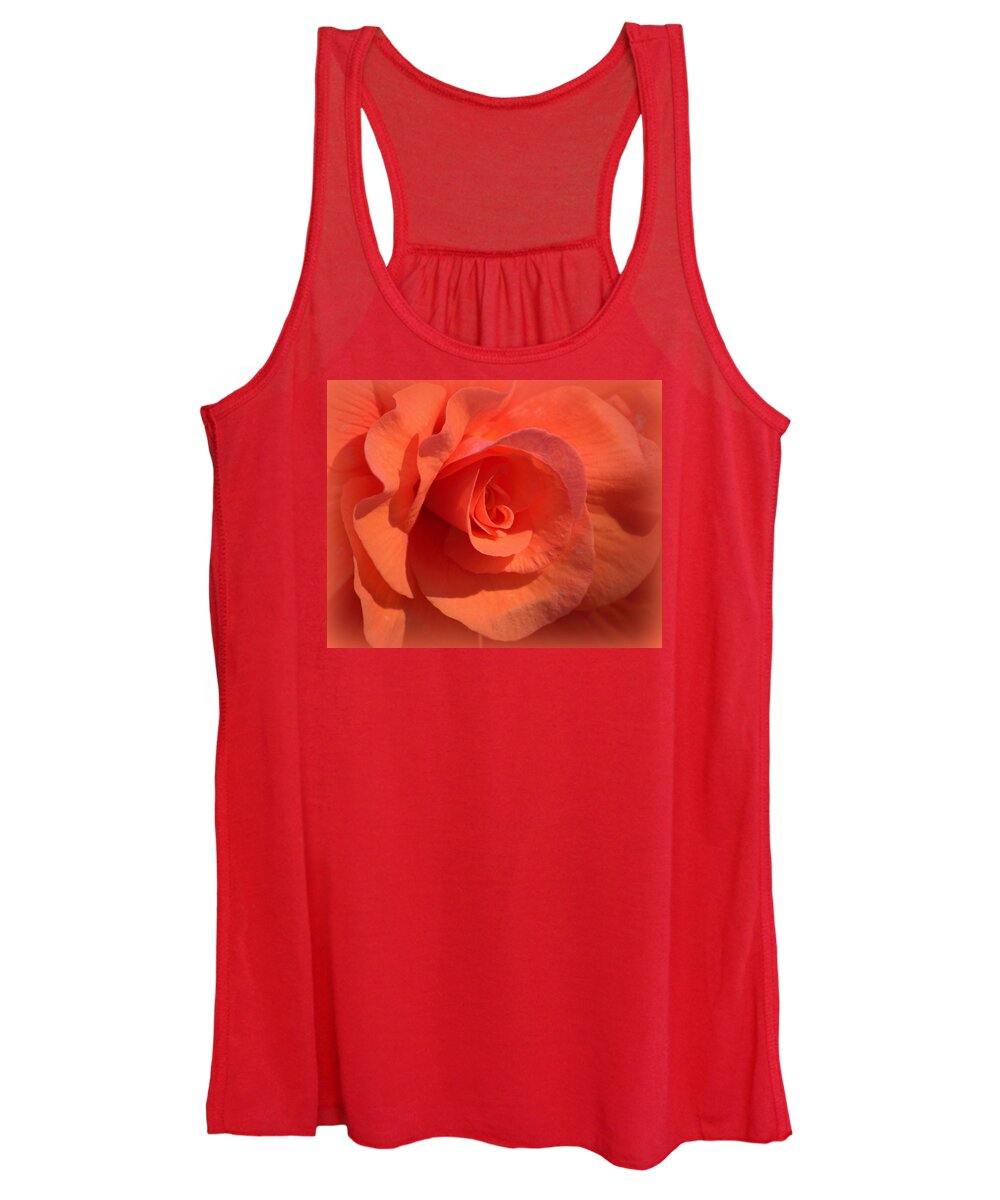 Flower Women's Tank Top featuring the photograph Soft Begonia by AJ Schibig