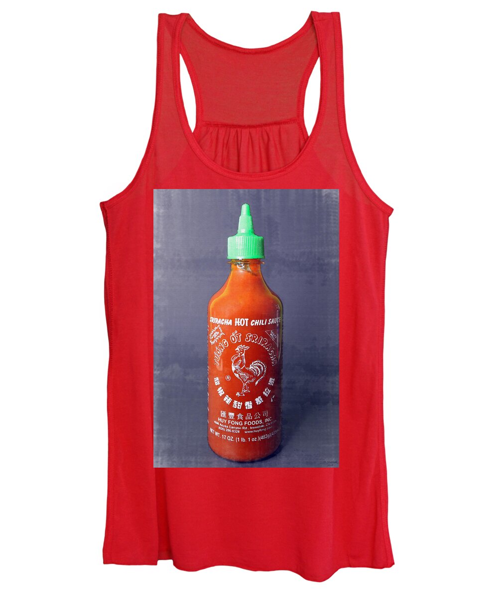 Sriracha Women's Tank Top featuring the digital art Sriracha by David Stasiak