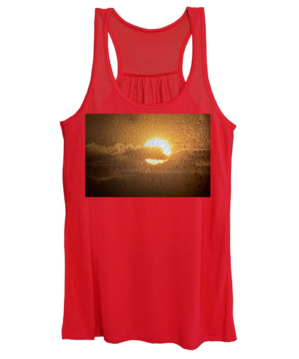 Wolfgang Stocker Women's Tank Top featuring the photograph Sun is back by Wolfgang Stocker