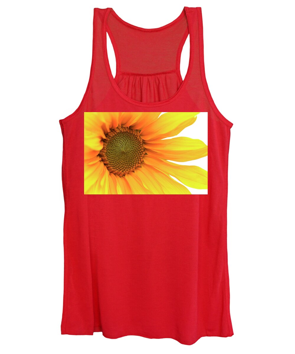 Flower Women's Tank Top featuring the photograph Sunflower by Bob Cournoyer