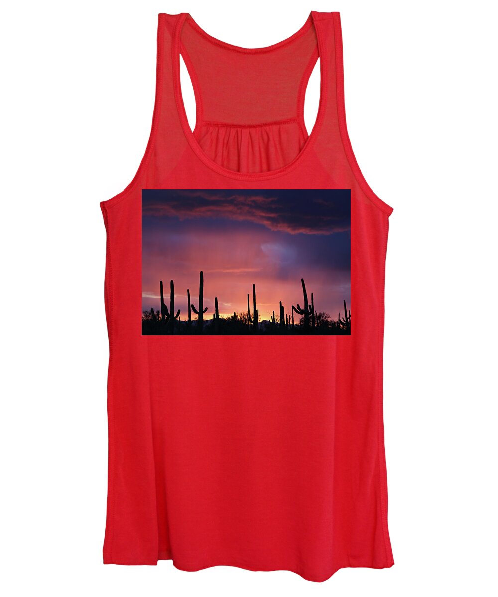 Sunset Women's Tank Top featuring the photograph Sunset Colors by Jean Clark