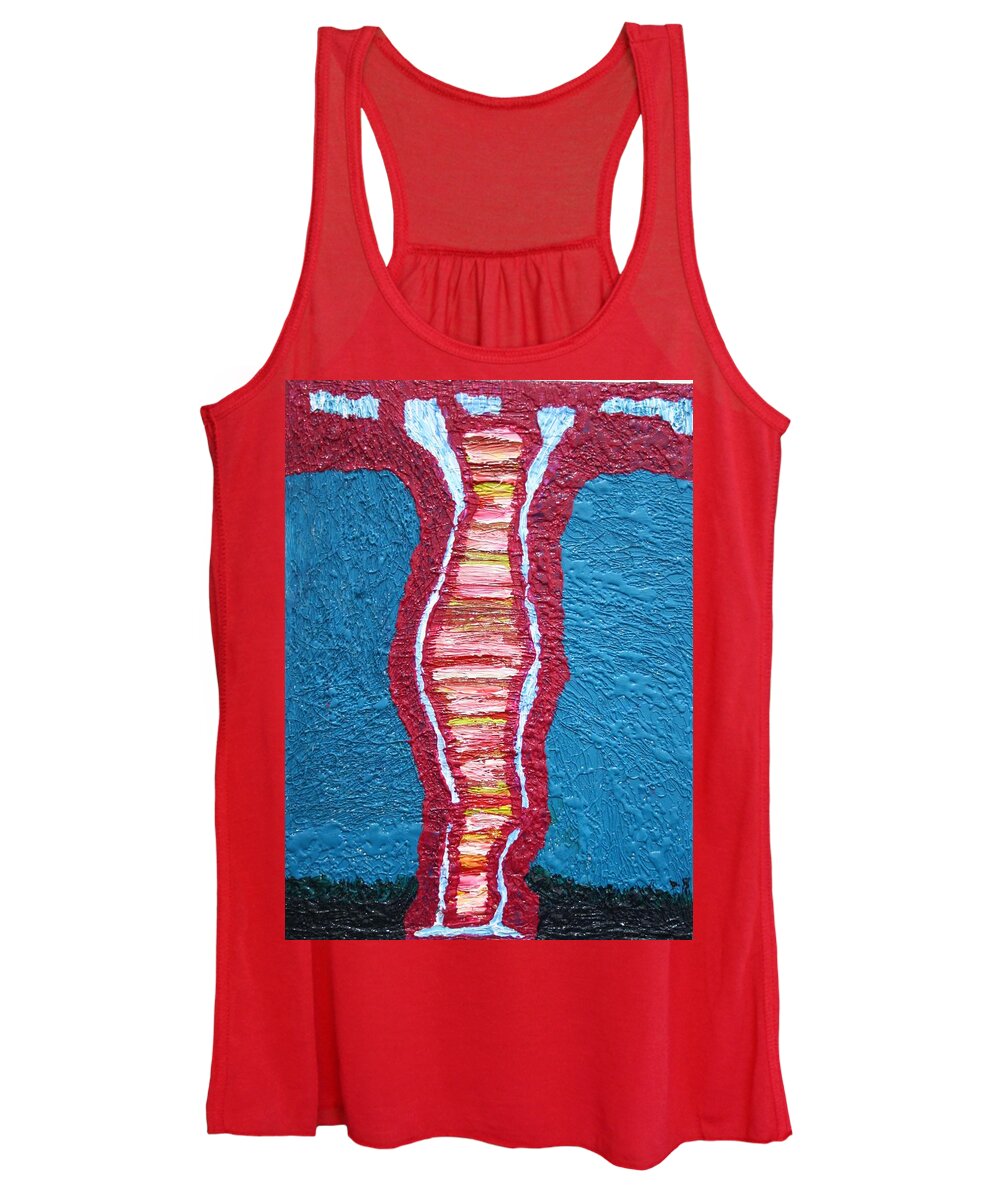 Multicultural Nfprsa Product Review Reviews Marco Social Media Technology Websites \\\\in-d�lj\\\\ Darrell Black Definism Artwork Women's Tank Top featuring the painting Torso by Darrell Black