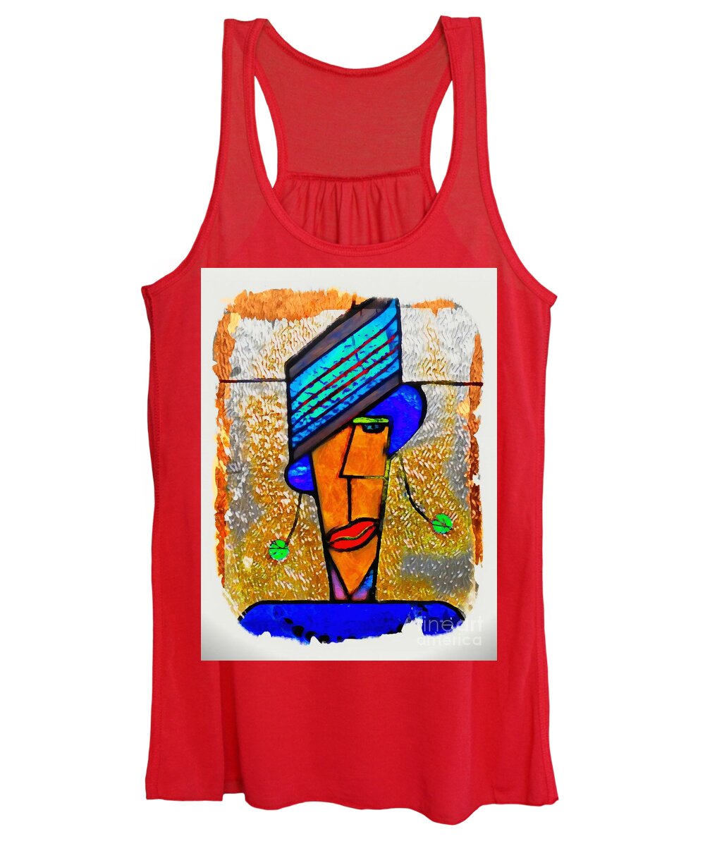 Stanley+levinson Women's Tank Top featuring the photograph Lucy Brown by S levinson J kolenberg