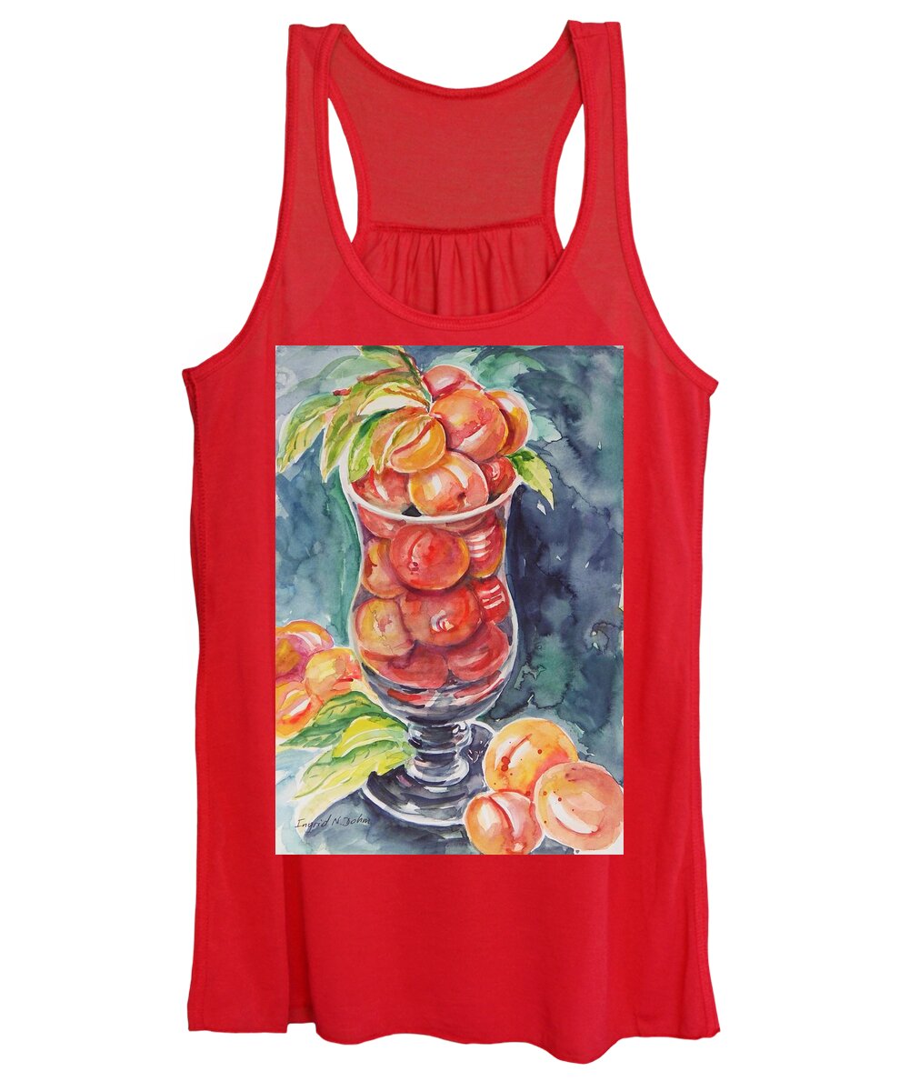 Fruit Women's Tank Top featuring the painting Watercolor Series No. 214 by Ingrid Dohm