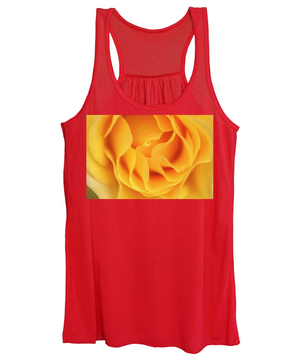 Flower Women's Tank Top featuring the photograph Yellow rose of Texas by Usha Peddamatham