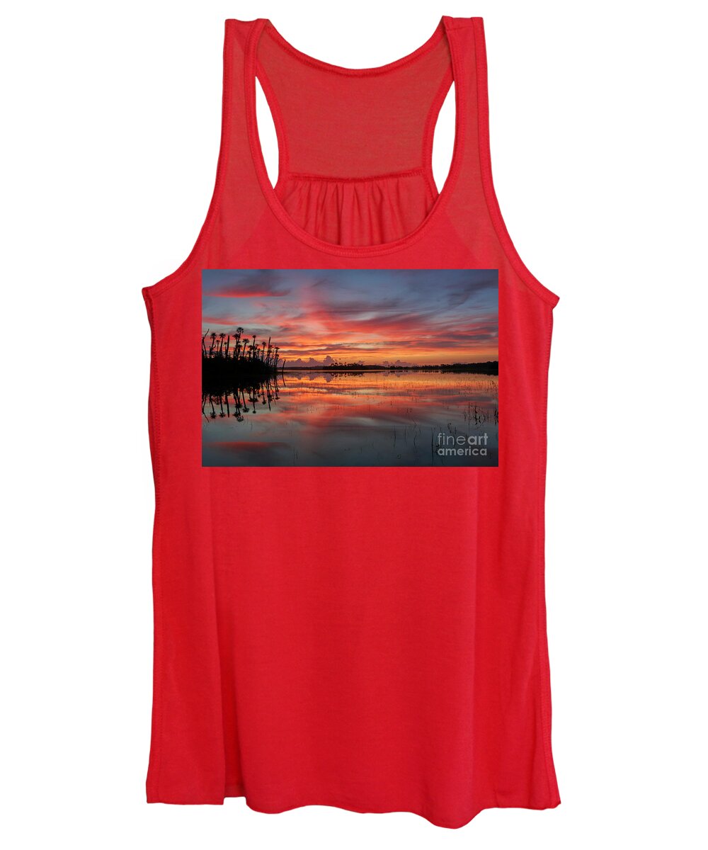 Usa Women's Tank Top featuring the photograph Burst of Color by Brian Kamprath