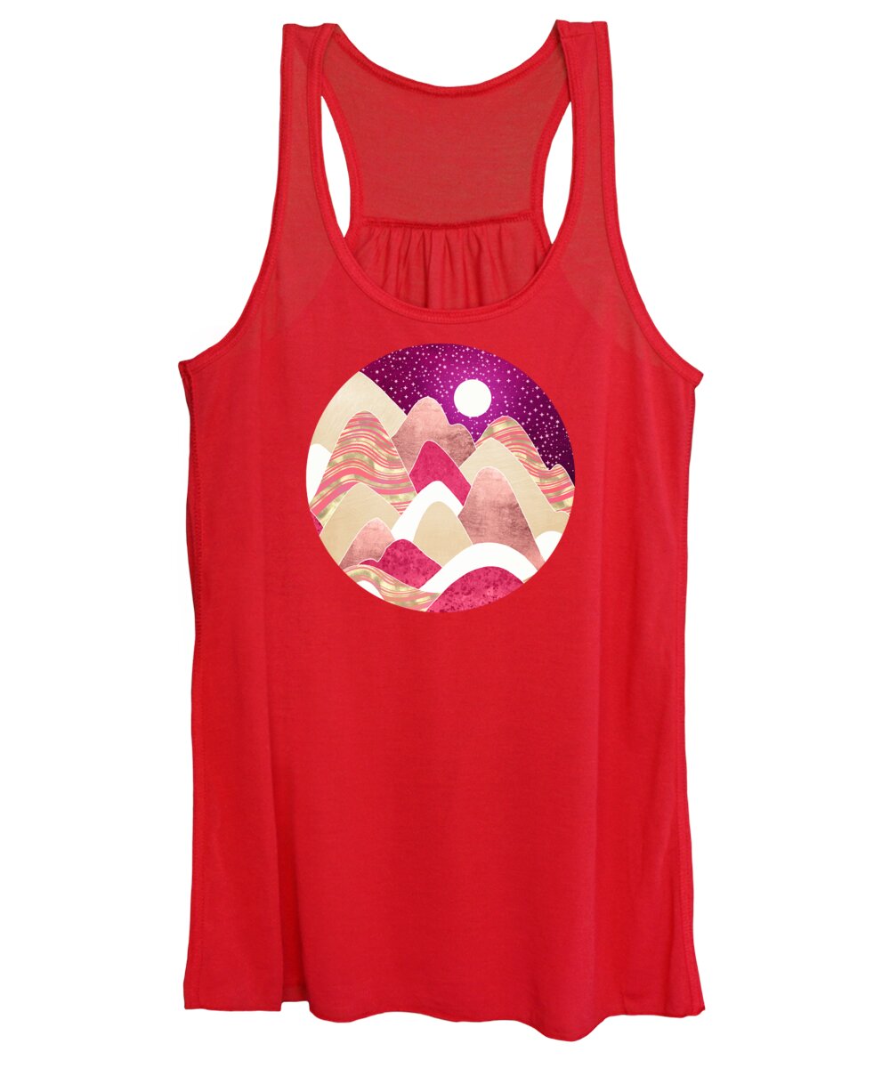 Candyland Women's Tank Top featuring the digital art Candyland Vista by Spacefrog Designs