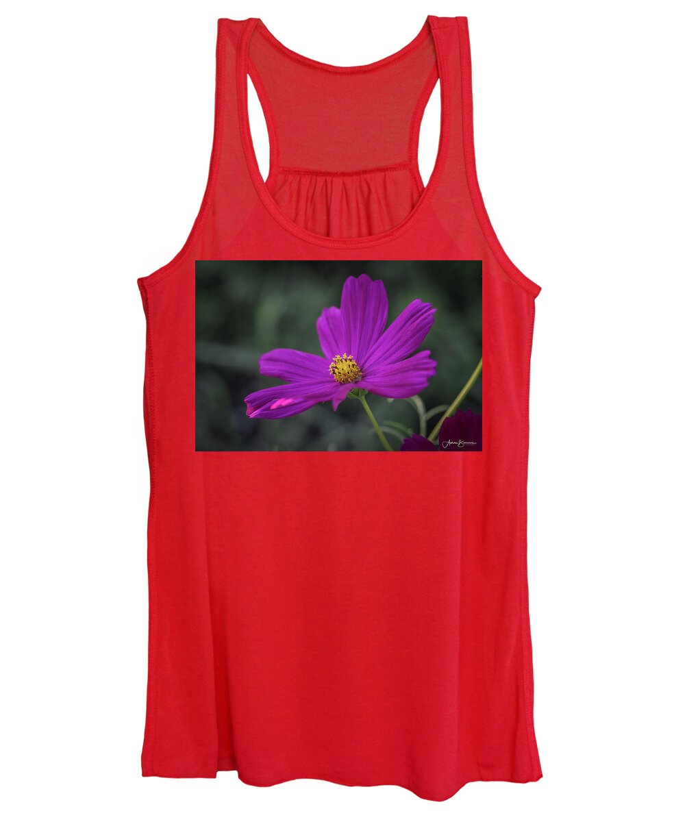 Flower Women's Tank Top featuring the photograph Last Pedal's Light by Aaron Burrows