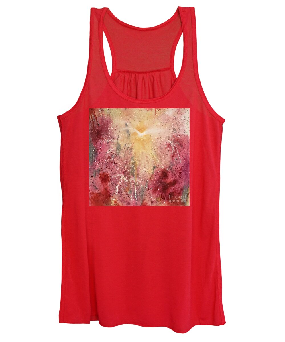 Spirit Of Hope Women's Tank Top featuring the painting Spirit of Hope  by Maria Hunt