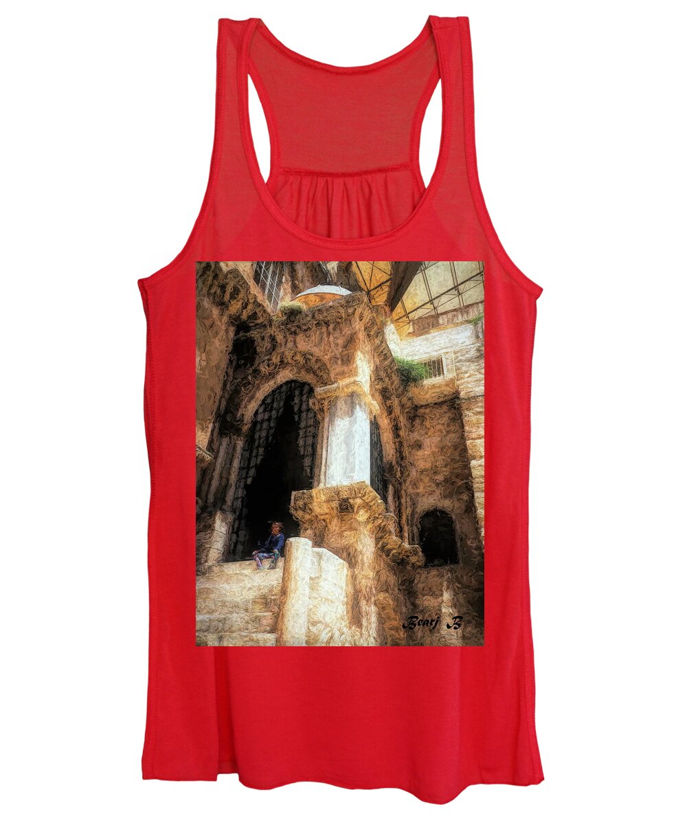 Church Of The Holy Sepulcher Women's Tank Top featuring the photograph The Ruler by Bearj B Photo Art