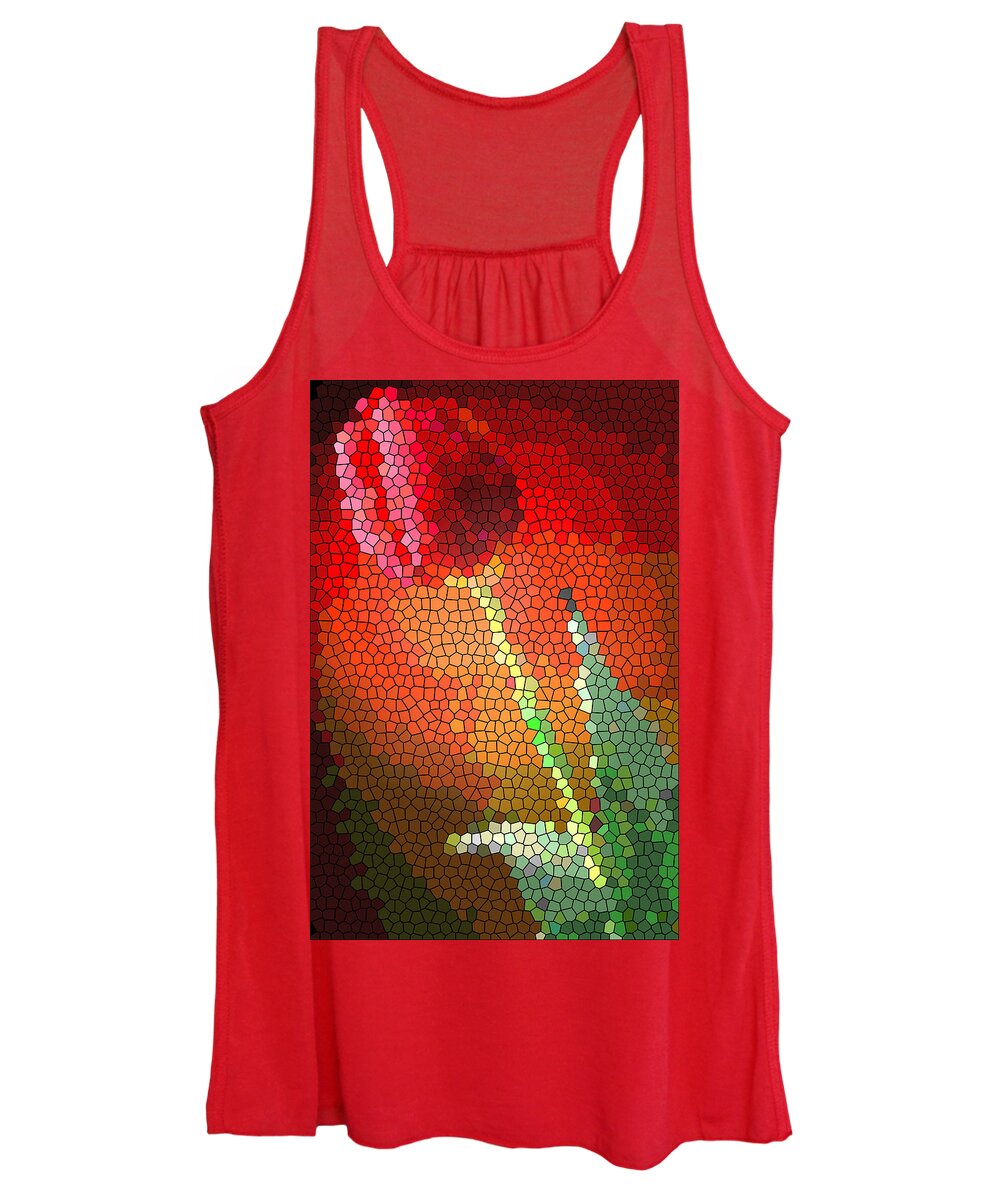 Tulip Women's Tank Top featuring the photograph Tulips 3SG by Rich Killion