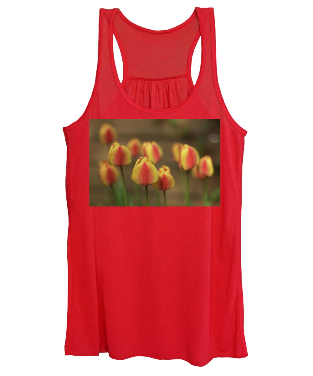 Tulip Women's Tank Top featuring the photograph Tulips by Martin Vorel Minimalist Photography