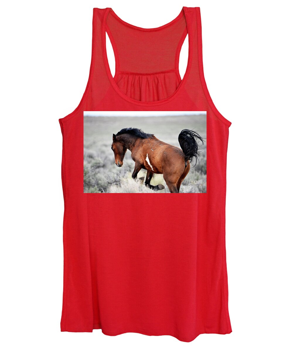 Denise Bruchman Photography Women's Tank Top featuring the photograph Wild and Free by Denise Bruchman