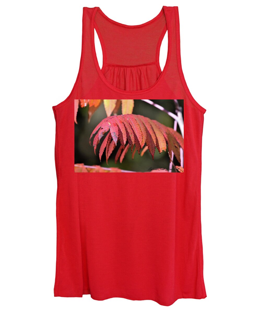 Leaves Women's Tank Top featuring the photograph Autumn Leaves #1 by Lawrence Hess