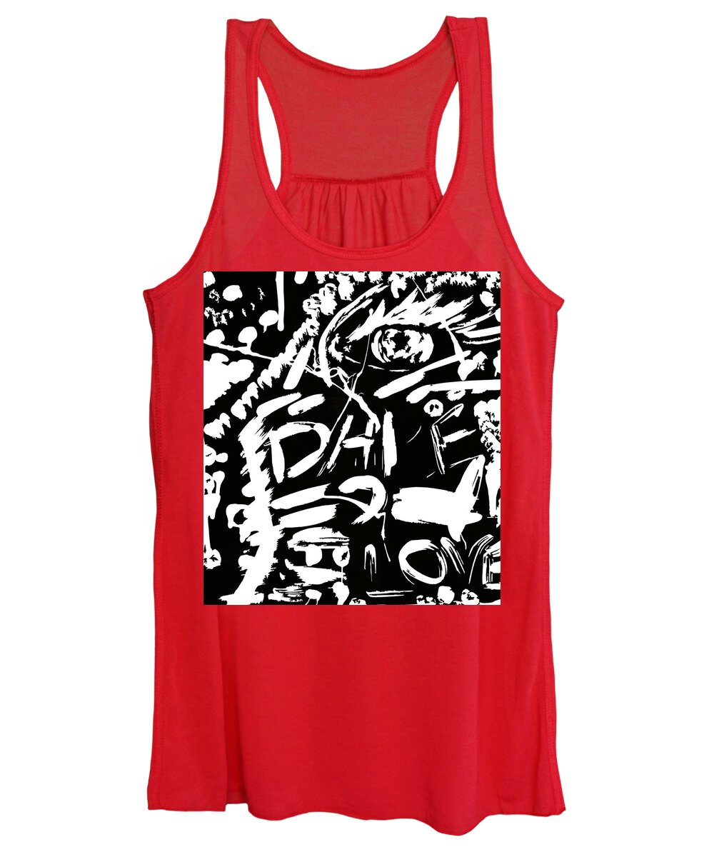 Love Women's Tank Top featuring the painting Dare To Love #1 by Amber Lasche