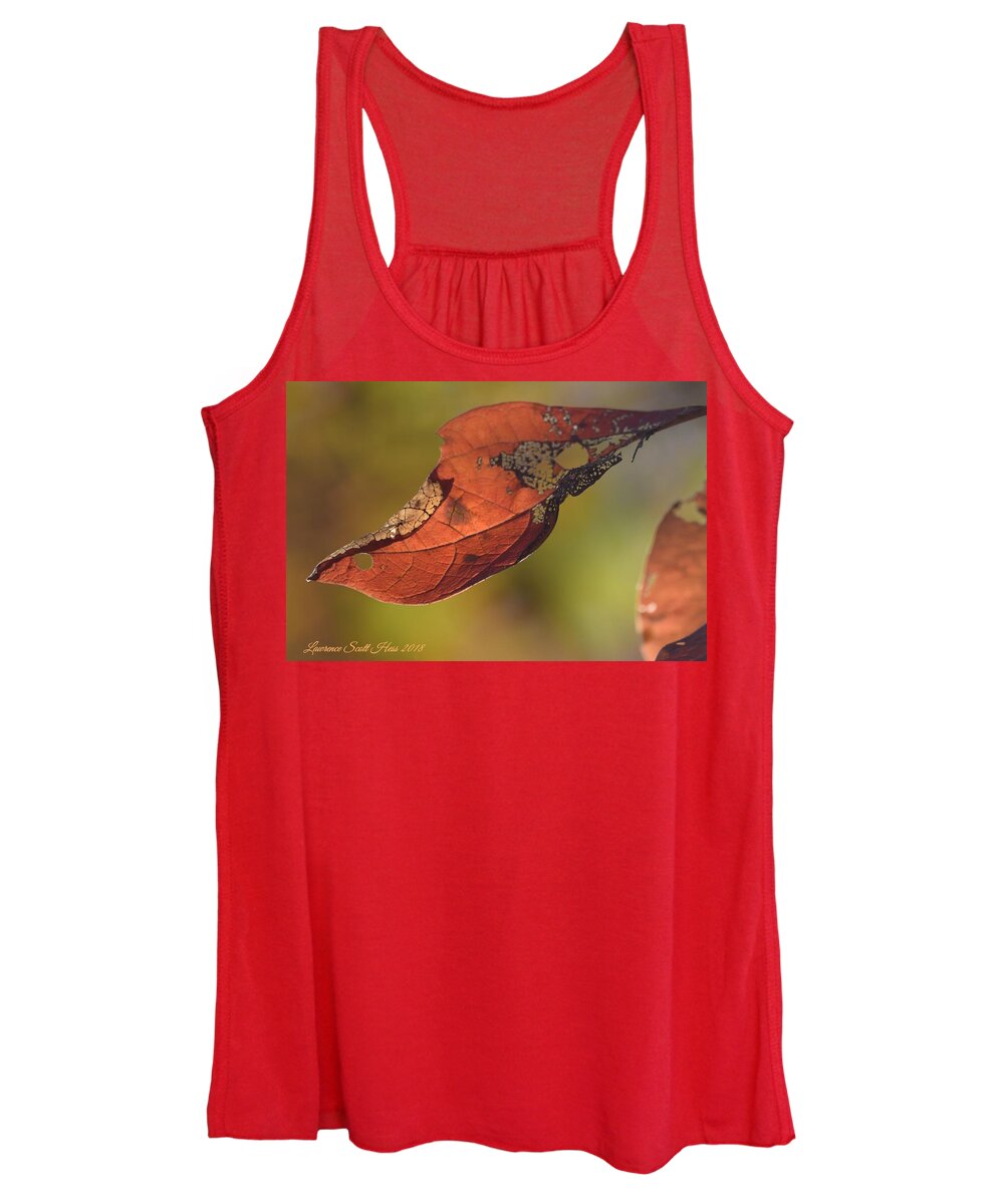 Autumn Women's Tank Top featuring the photograph Autumn Leaves #3 by Lawrence Hess