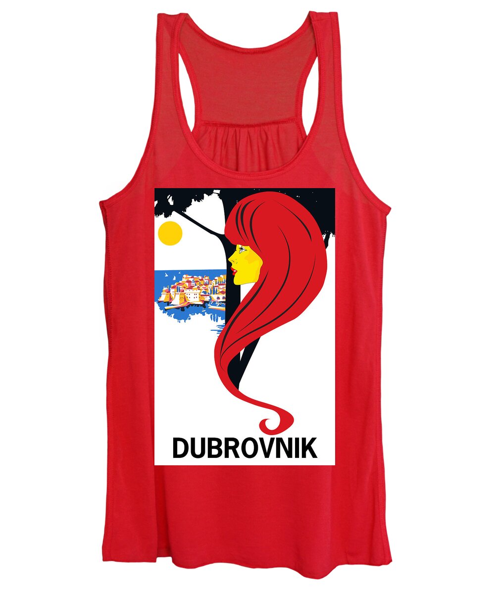 Dubrovnik Women's Tank Top featuring the digital art Dubrovnik #5 by Long Shot