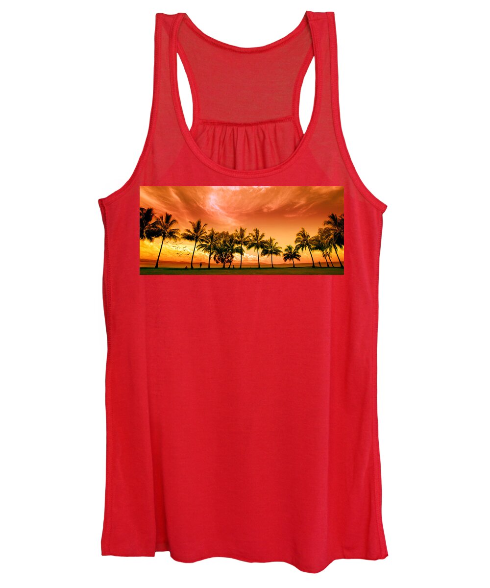 Landscape Women's Tank Top featuring the photograph Coconut Grove by Holly Kempe