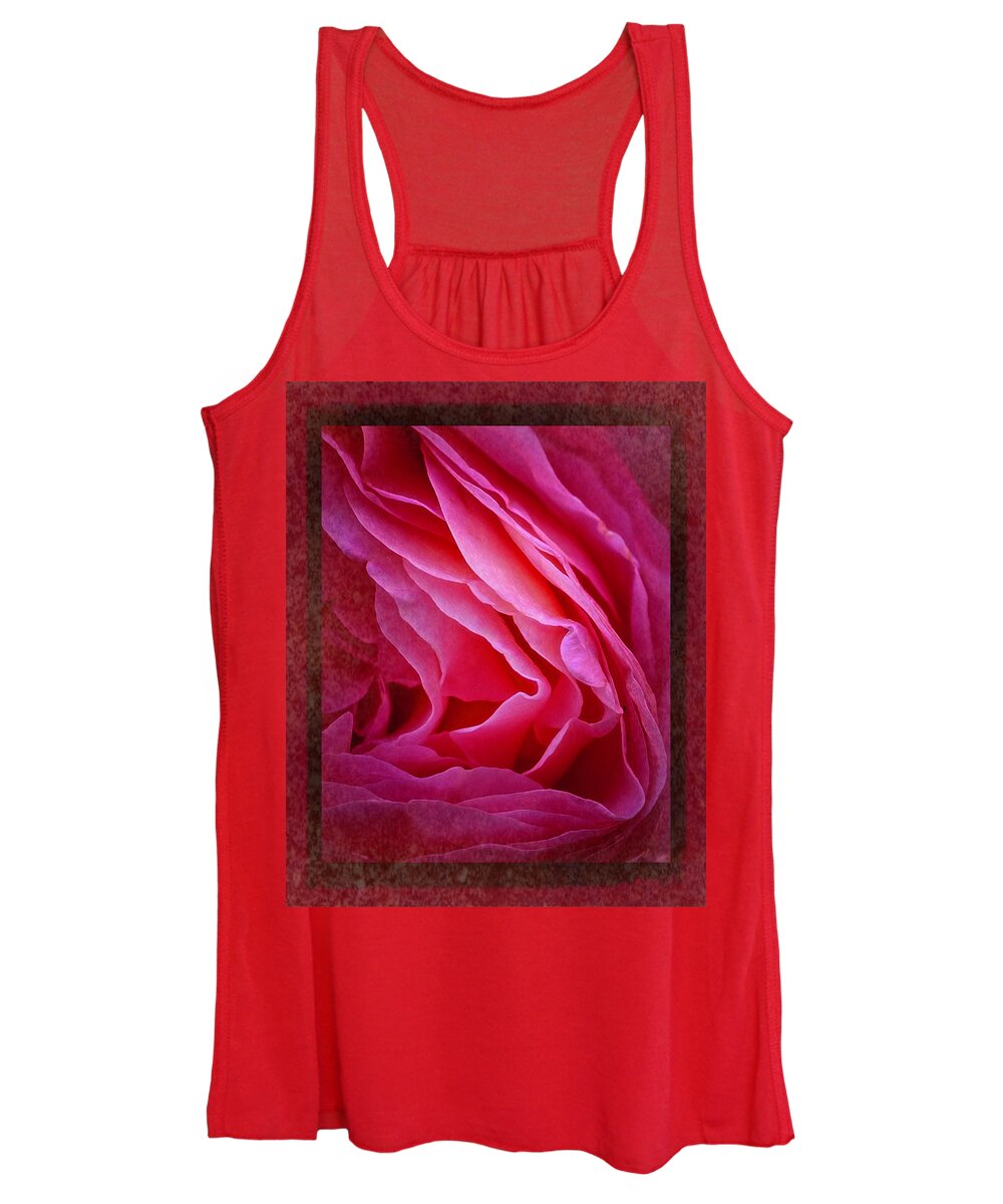 Art Women's Tank Top featuring the photograph In the Folds by Norman Reid