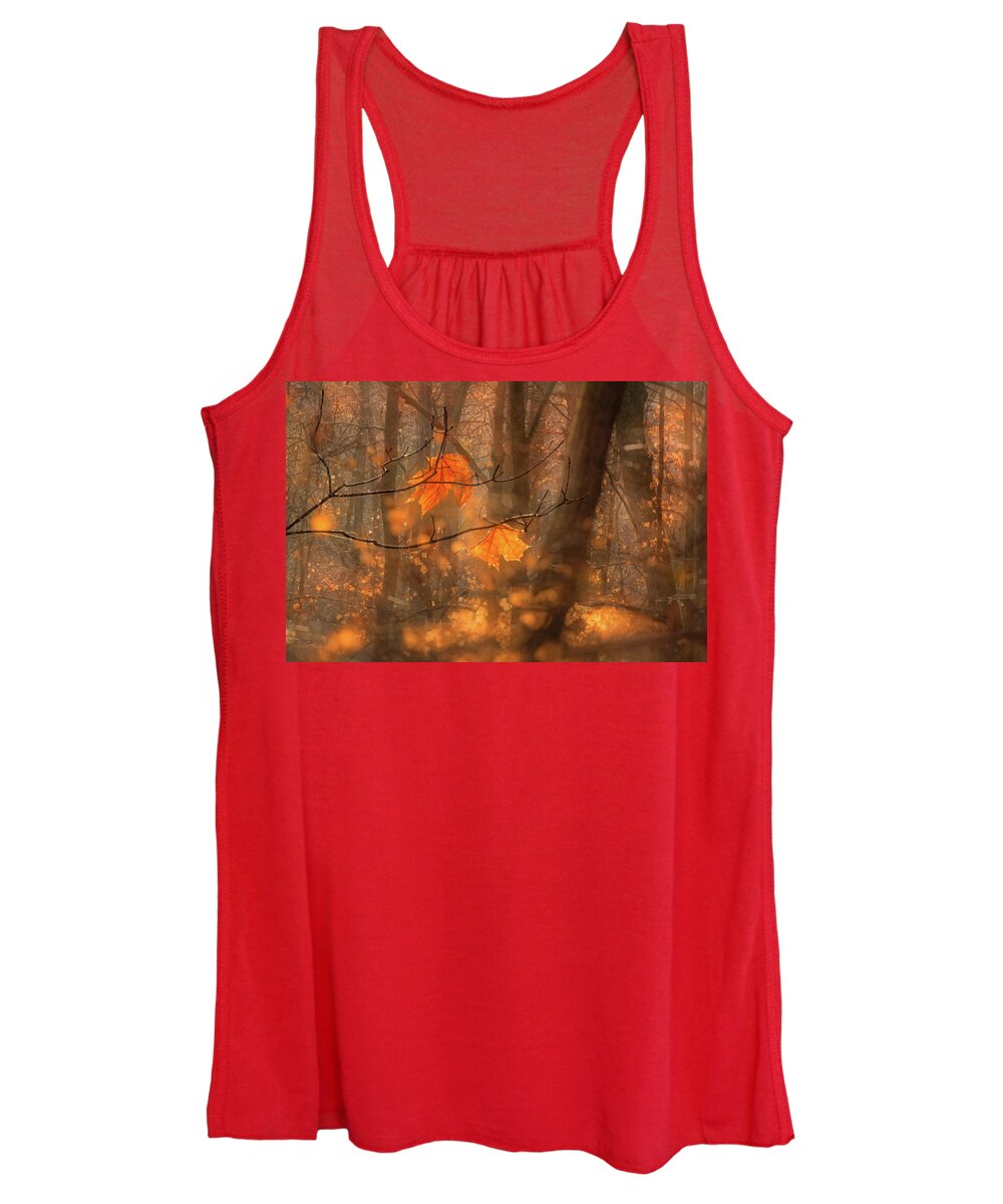 Fall Women's Tank Top featuring the photograph Magic Forest by Robert Charity