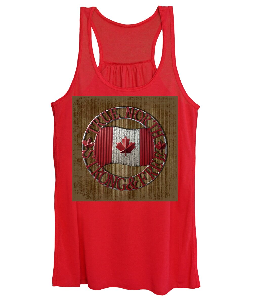 Canada Women's Tank Top featuring the photograph Oh Canada by Leslie Montgomery